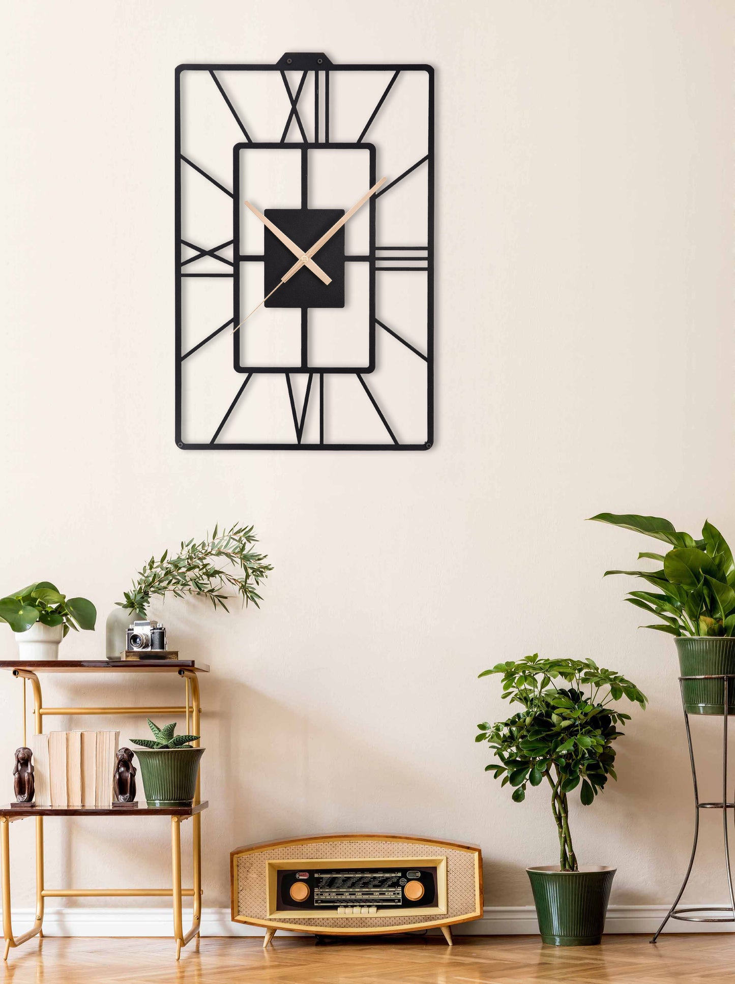 7-Dekoratif Metal Duvar Saati