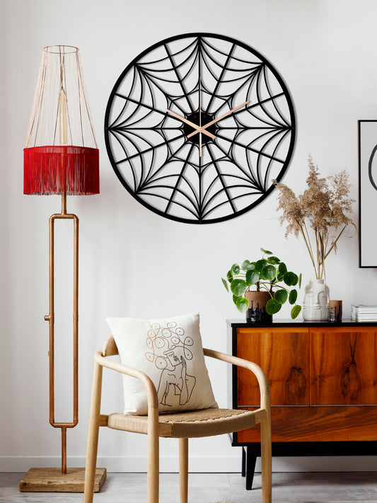 198-Dekoratif Metal Duvar Saati