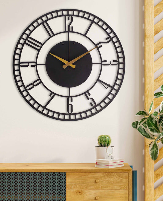 13-Dekoratif Metal Duvar Saati