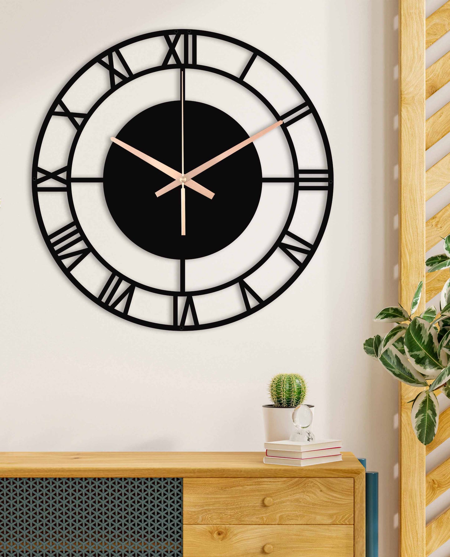 19-Dekoratif Metal Duvar Saati