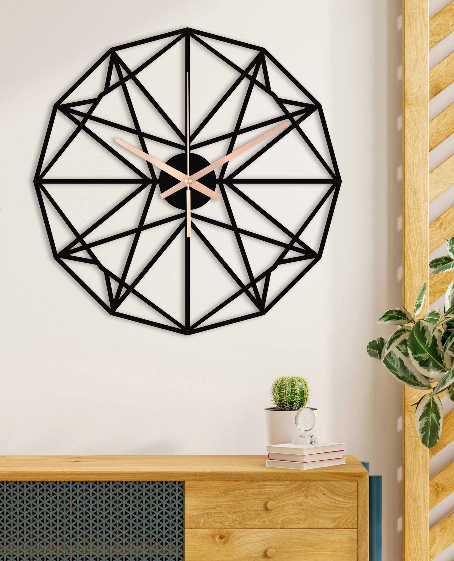 20-Dekoratif Metal Duvar Saati