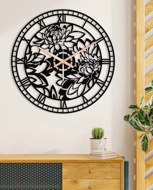 24-Dekoratif Metal Duvar Saati