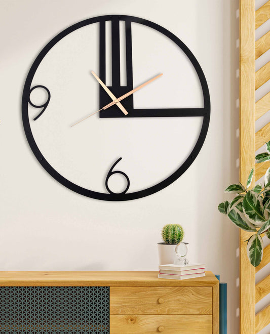 38-Dekoratif Metal Duvar Saati