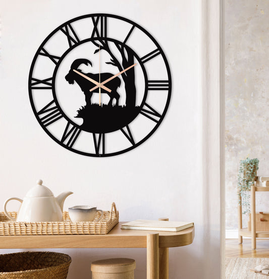 55-Dekoratif Metal Duvar Saati