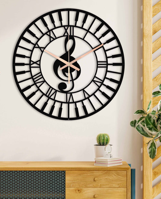 101-Dekoratif Metal Duvar Saati