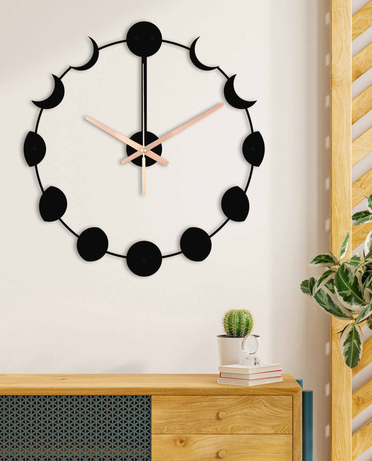 121-Dekoratif Metal Duvar Saati