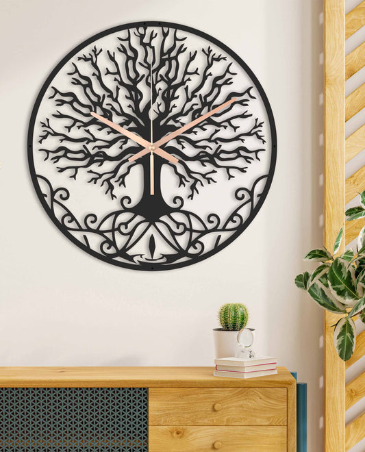 133-Dekoratif Metal Duvar Saati