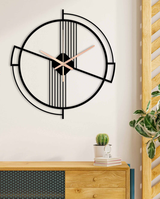 151-Dekoratif Metal Duvar Saati