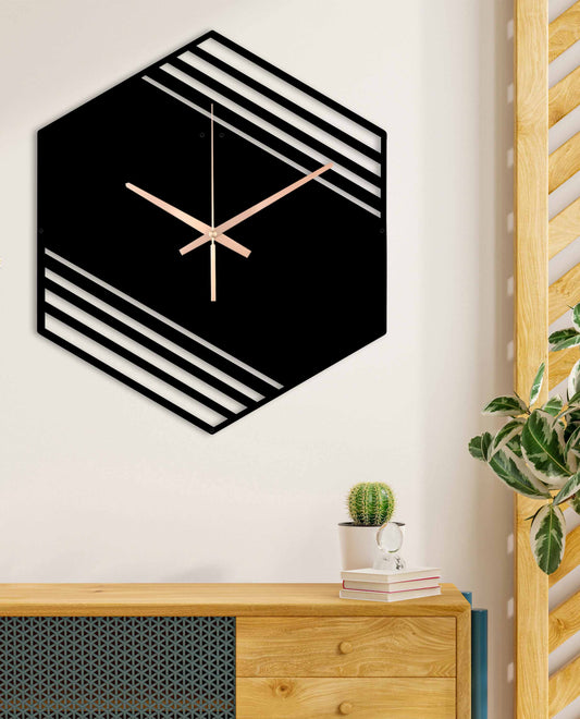 179-Dekoratif Metal Duvar Saati