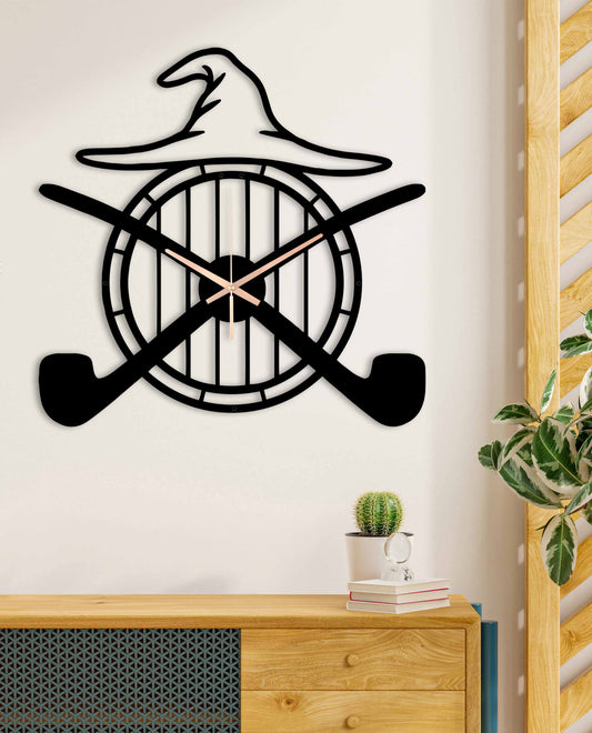 201-Dekoratif Metal Duvar Saati