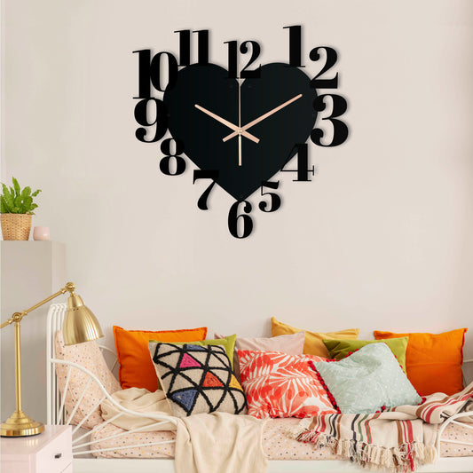 206-Dekoratif Metal Duvar Saati