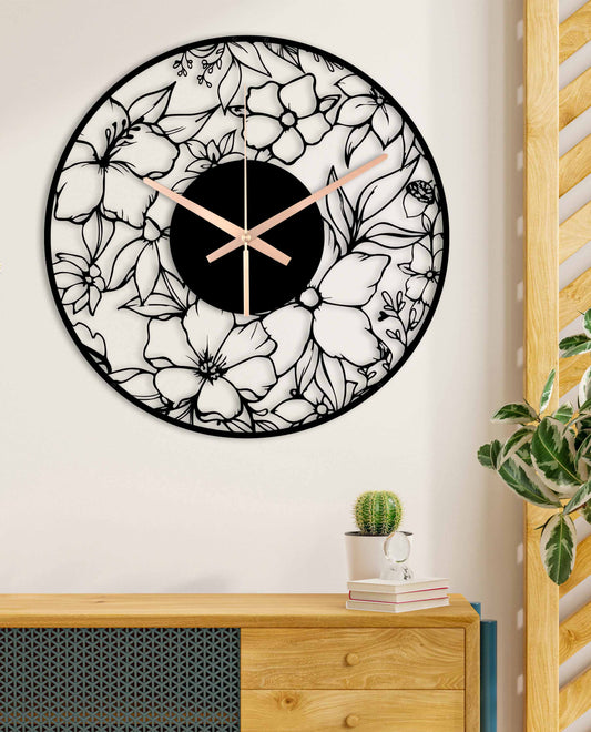 228-Dekoratif Metal Duvar Saati