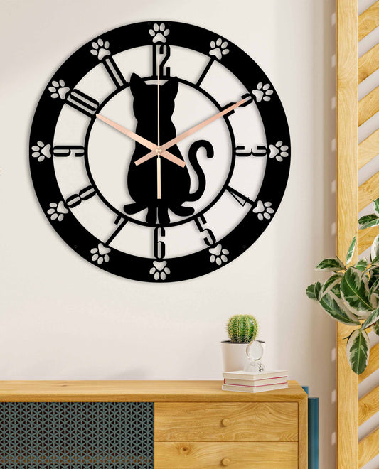 230-Dekoratif Metal Duvar Saati