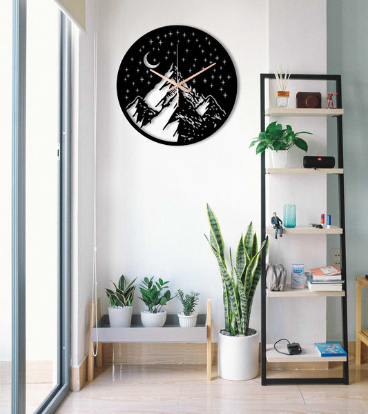 243-Dekoratif Metal Duvar Saati