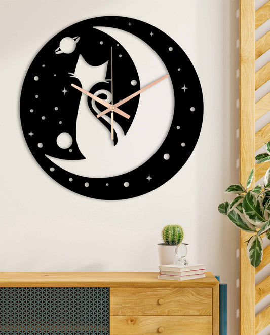 246-Dekoratif Metal Duvar Saati