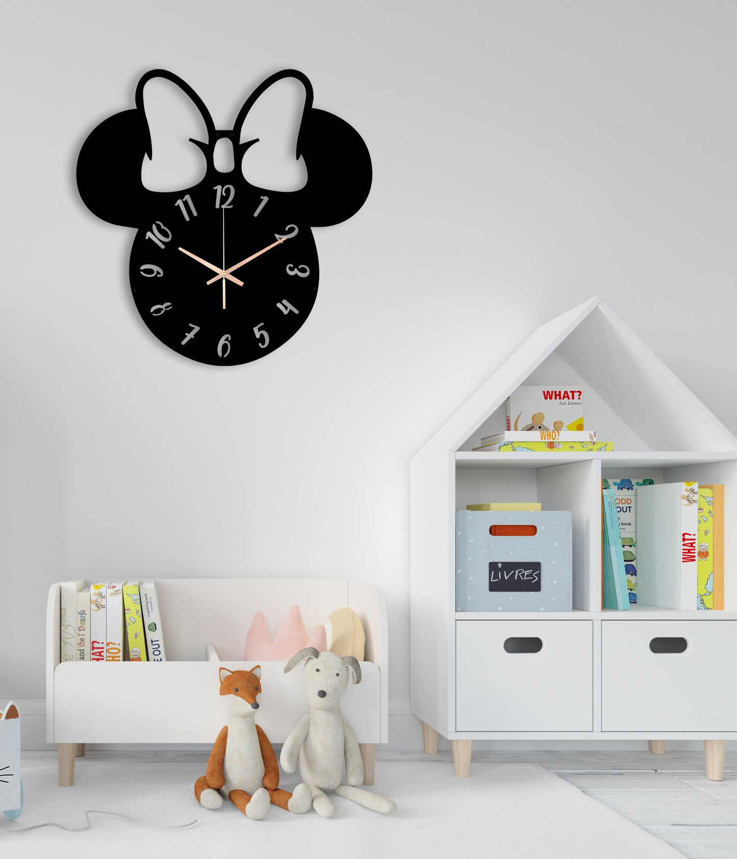 213-Dekoratif Metal Duvar Saati