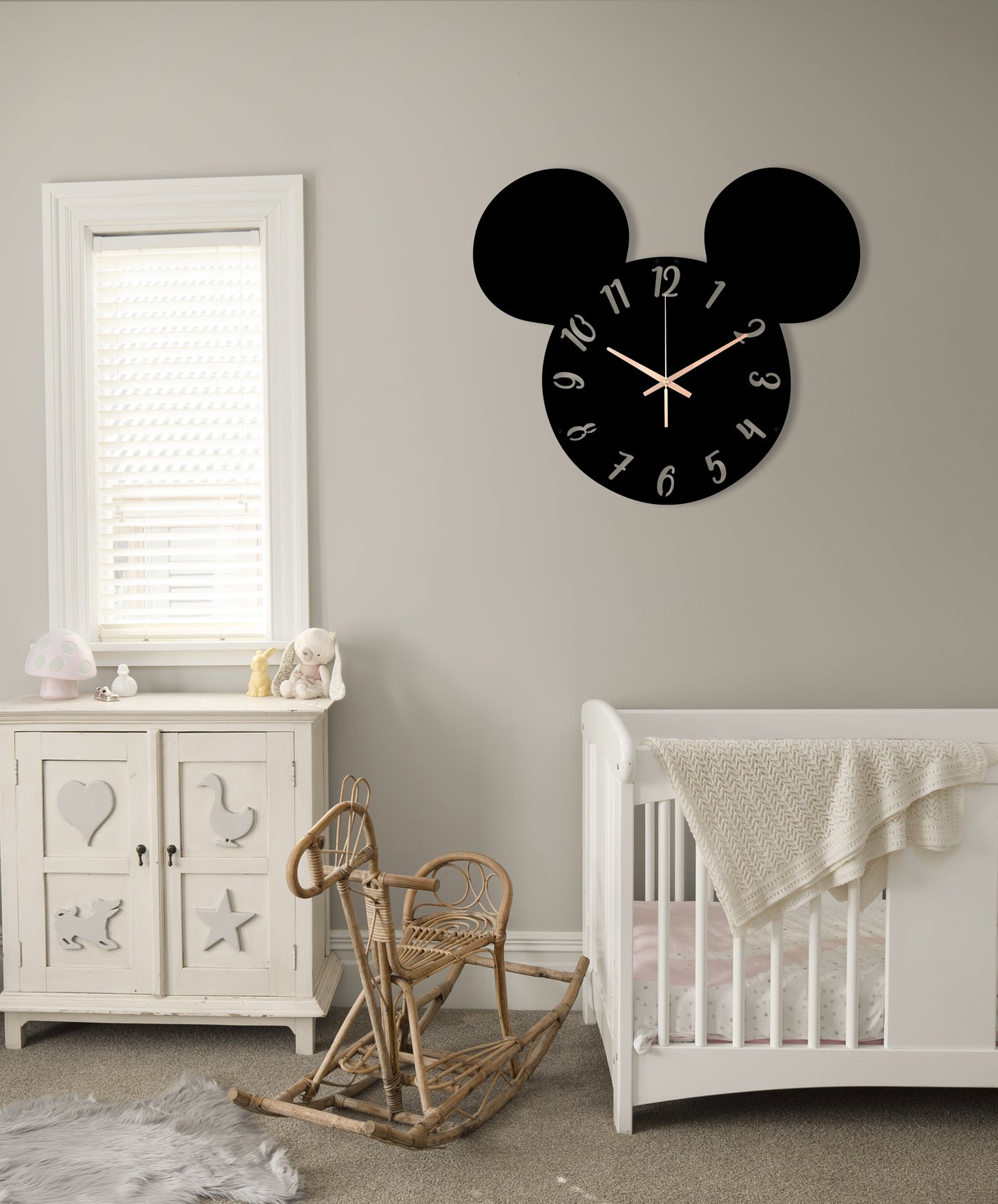 212-Dekoratif Metal Duvar Saati