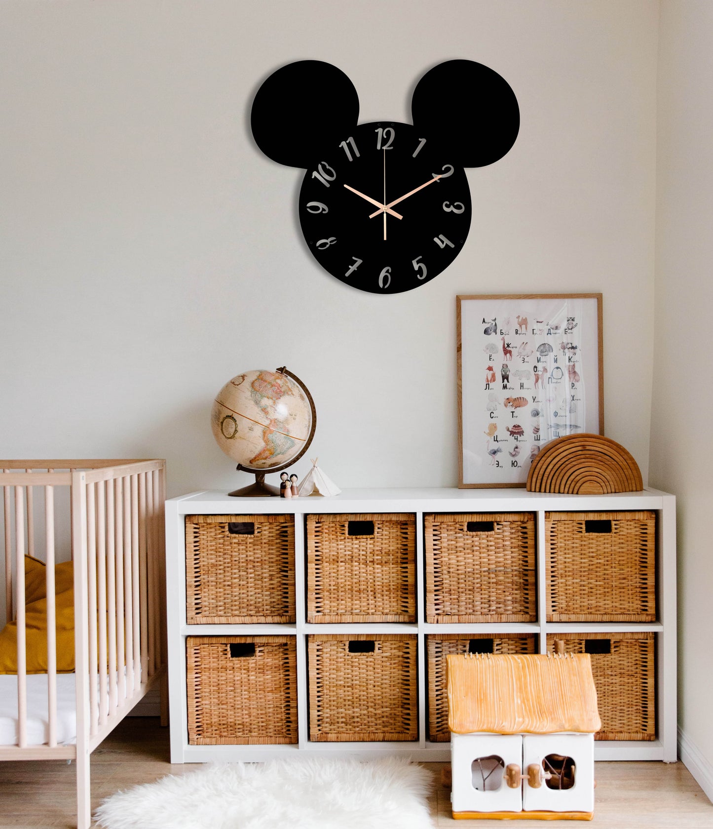 212-Dekoratif Metal Duvar Saati