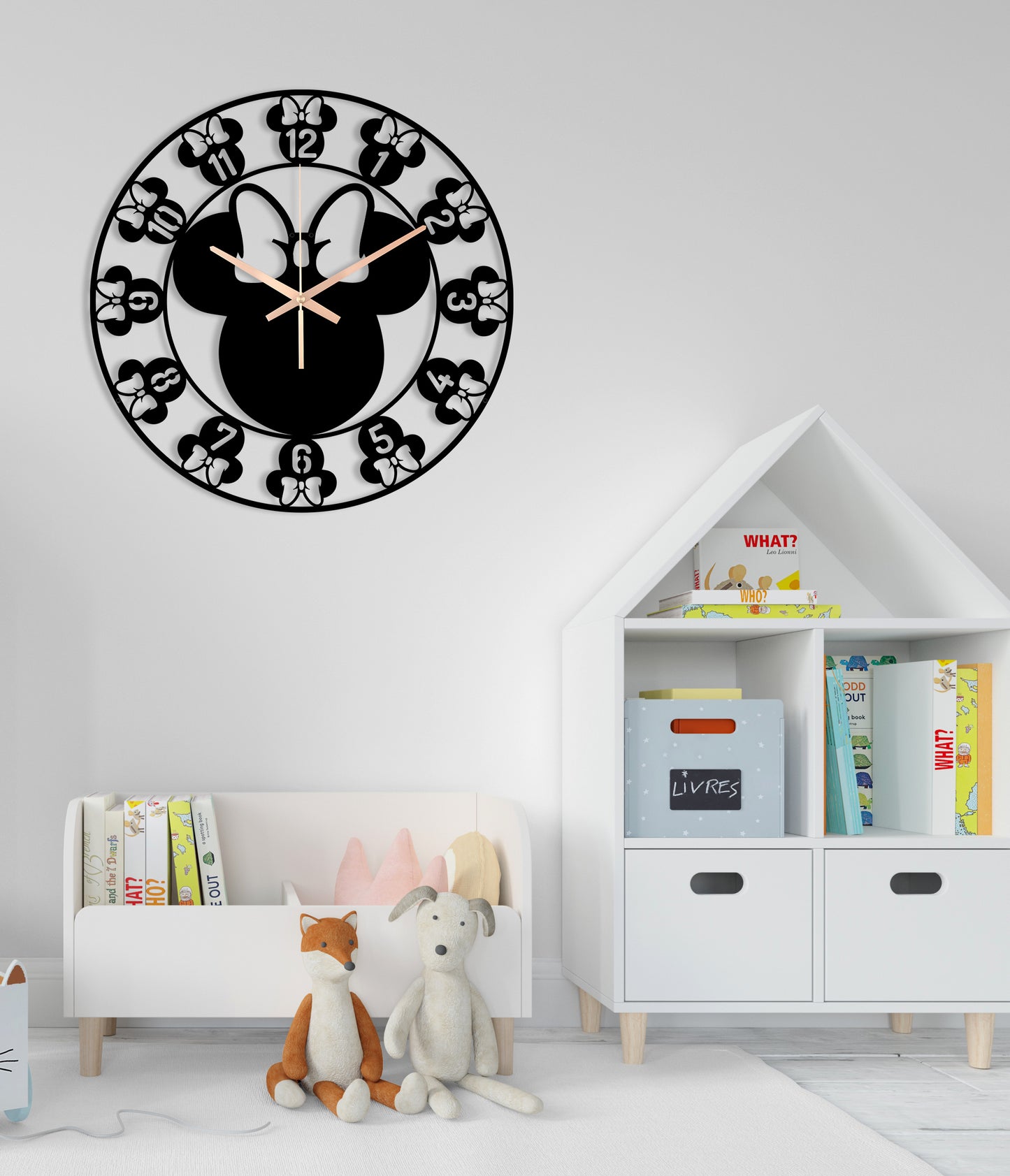 211-Dekoratif Metal Duvar Saati