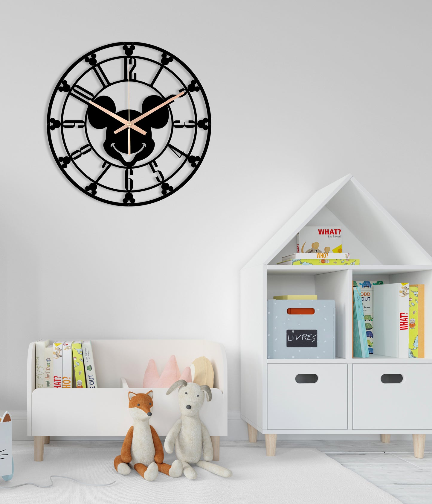 209-Dekoratif Metal Duvar Saati