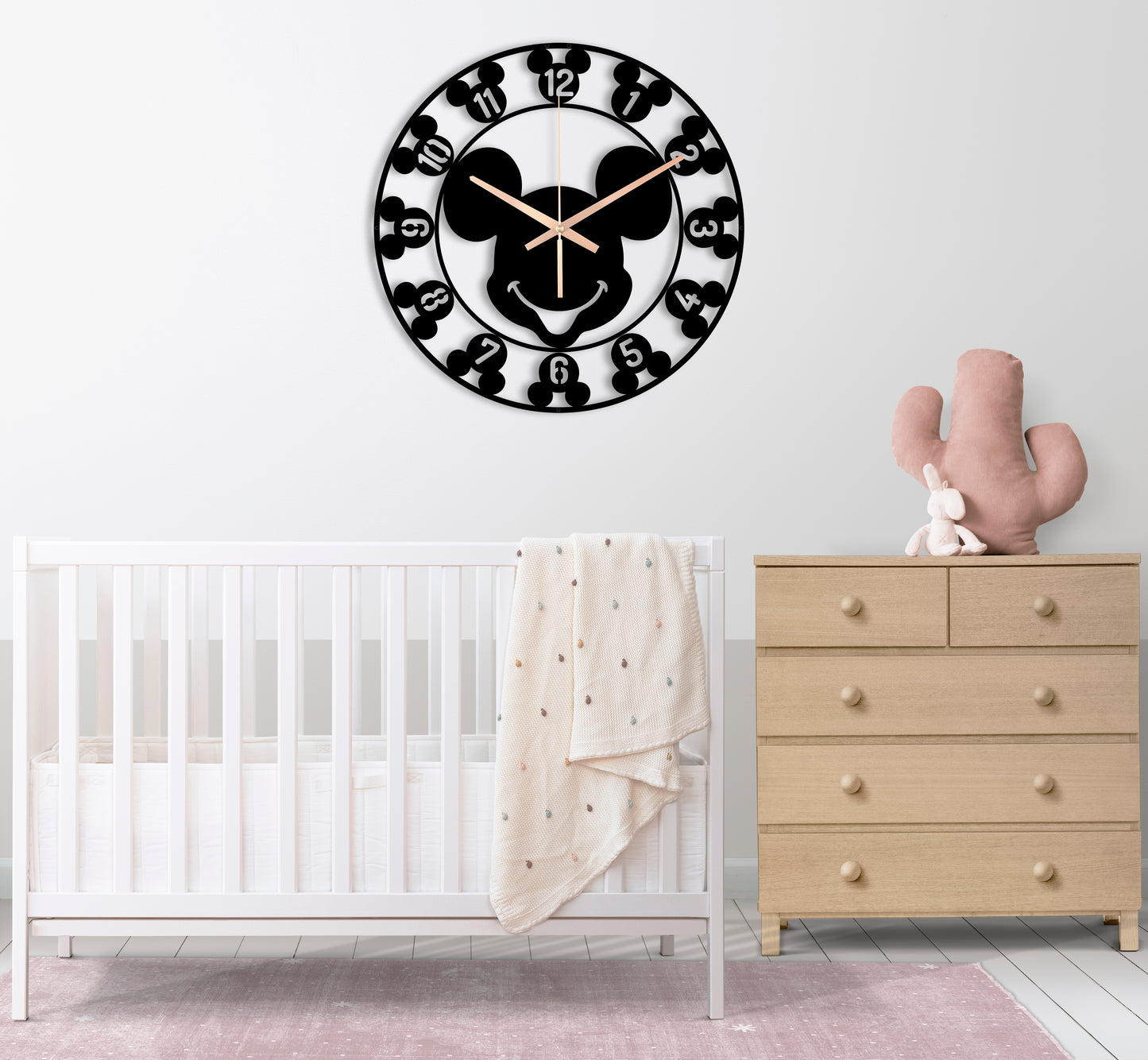 209-Dekoratif Metal Duvar Saati